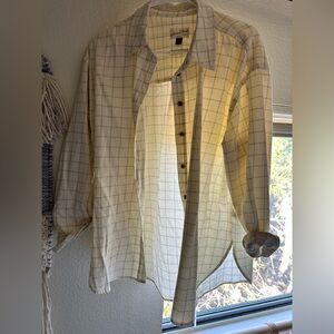 Universal Thread Checkered Button-Up Shirt